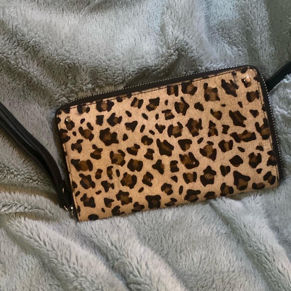 Latico Leopard Sierra Wristlet